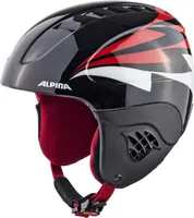 Alpina Carat Kinder Skihelm Farbe: Schwarz/Rot, Grösse: 48-52 cm