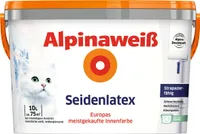 Alpinaweiß Latexfarbe seidenlatex weiß 10 l