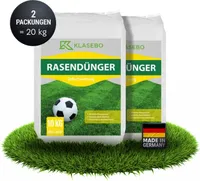 20kg Rasendünger Sofortwirkung KLASEBO 21+6+12 NPK 720m²