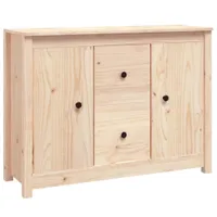 vidaXL Kredens 100x35x74 cm lite drewno sosnowe
