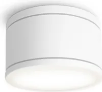 CELI-WX Bad Aufbaustrahler flach weiß IP44 mit LED GX53 Leuchtmittel 3W neutralweiß 230V, Stückzahl:1er Set