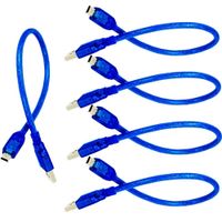 AZ-Delivery Weiteres Zubehör Blaues Mini USB Kabel, 100% kompatibel mit Nano V3, 5x Kabel