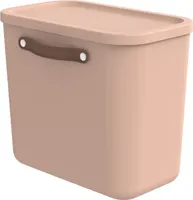 Rotho Aufbewahrungsbox 25L Maloja - Kunststoffbox 40 x 23,5 x 34 cm - Box mit Deckel - Stapelbox sicher verschließbar - Plastikbox