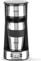 BEEM Single-Kaffeemaschine Thermo2Go - 750 Watt - Edelstahl/schwarz