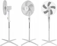 Leistungsstarker Standventilator 45W mit 5 Flügeln, höhenverstellbar, leise Kalorik VT1081