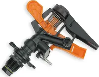 Sprenger Impulsregner Rasensprenger Sprinkler für Erdspieß oder Stativ