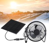 Solarpanel Ventilator Mini-Solar-Tischventilator tragbarer Ventilator