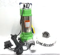CHM GmbH Schmutzwasserpumpe, Fäkalienpumpe 750 Watt mit C-Schlauch 20m 16.000 L/h