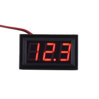 0,56 Zoll Bildschirm 2-Wire-Mini-Voltmeter-LED-Panel 3-Digital-Anzeigespannungsmessgerät-Rot