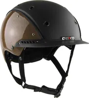 Casco Reithelm Champ-3 Flachsfaser-schwarz, Größe: L 58-62 cm