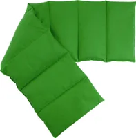 Bio-Dinkelkissen 75x20cm groß 8-Kammer, froschgrün - Wärmekissen, Körnerkissen Bio-Dinkel