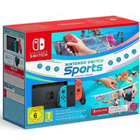 Nintendo Switch Sports Set neon red/neon blue včetně popruhu na nohu