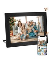 Homezie Digitaler Fotorahmen - Frameo-App - Sehr hochauflösender 1280*800-Bildschirm - 10-Zoll-Touchscreen-Bildschirm - Erneuerter HD IPS-Bildschirm - Digitaler Fotorahmen mit WiFi