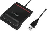LogiLink USB 2.0 Smart-ID-Kartenleser schwarz