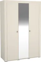 Kleiderschrank Drehtürenschrank Schrank Garderobe mit Spiegel MOSSO 02 kaschmir