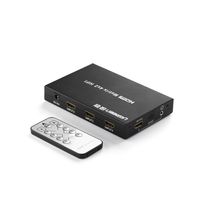 Ugreen Signalsplitter 4x HDMI (Eingang) auf 2x HDMI (Ausgang) Switch Splitter Switch 4K / FullHD schwarz (40216)