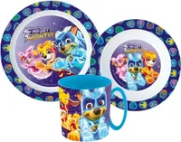 Paw Patrol Kinder Geschirr-Set 3 teilig Becher Teller Schüssel