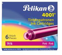 Pelikan Tintenpatronen 4001 TP/6 pink (6 Patronen)