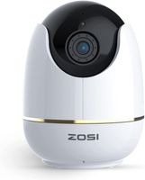 ZOSI 3MP Innen WiFi PT Überwachungskamera 355°Schwenken & 90°Neigen, für Baby & Haustiere, 2-Wege-Audio, Cloud Speicher