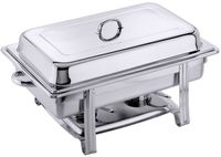 Contacto Edelstahl Chafing Dish GN 1/1, Gestell aus Edelstahl  18/0