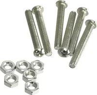 MASTERPROOF, Gewindeschrauben Set, M4x30, 6 Stück