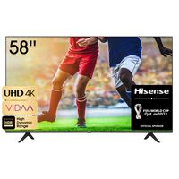 Hisense 4K Ultra HD LED TV 146cm (58 Zoll) 58A7100F, Triple Tuner, HDR10, Smart TV