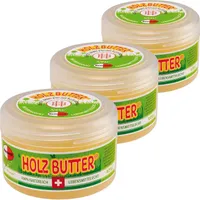 Renuwell Holz-Butter Möbelpflegemittel Holzreiniger Spar-Set 3 x 250 ml