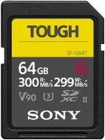 Sony SDXC G Tough series    64GB UHS-II Class 10 U3 V90