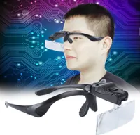 Headset-Lupe mit LED-Licht