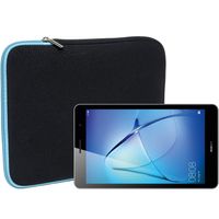 Slabo Tablet Tasche für Huawei MediaPad T3 7.0 3G Hülle Case Neopren - TÜRKIS / SCHWARZ