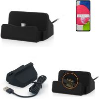 K-S-Trade Docking-Station kompatibel mit Samsung Galaxy A52s 5G Ladestation Dock Ladegerät Docking Station Tischständer Ständer inkl. USB Typ C