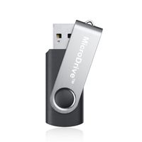8GB USB 2.0 Stick Flash USB Drive Swivel USB Flashdrive Speicherstick Memorystick Farbe: Schwarz
