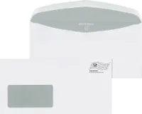 Briefumschläge Mailmedia, DIN lang+ 75 g/m² mit Fenster, nassklebend - 1000 Stück