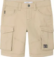 NAME IT Lässige Cargo Shorts Kurze Twill Chino Hose Denim Pants Größe: 158
