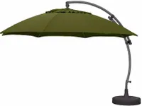 Ampelschirm Easy Sun Ø 375 cm, anthrazit / grün Bezug grün, 100% Olefin