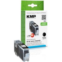 KMP H62 (364XLBK) Tinte Nachbau - Schwarz