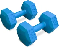 Hop-sport Fitness činky | Sada šesťhranných fitness činiek | Sada činiek 2x3kg
