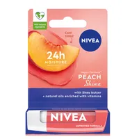 Nivea Pielęgnująca pomadka do ust Peach Shine, 4.8g
