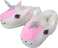 Einhorn Kuschel Fun Hausschuhe, Schuhgröße:37 - 38