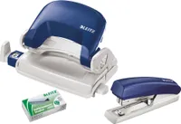 Sada děrovačky a sešívačky LEITZ NeXXt 5058 a 5517 Mini modrá