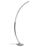 Murci »Murci« LED Stehleuchte dimmbare Bodenlampe aus Metall in Silber