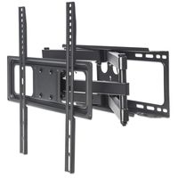 Manhattan Universal Basic TV-Wandhalterung - neig- und schwenkbar - Geeignet für Flachbildschirme und Curved Displays von 32" bis 55"* und bis zu 40 kg - neig- und schwenkbar - schwarz - 40 kg - 81,3 cm (32 Zoll) - 139,7 cm (55 Zoll) - 100