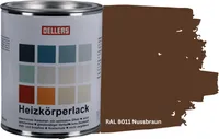 OELLERS Heizkörperlack DIY 1L RAL 8011 Nussbraun Heizungsfarbe Heizungslack Heizkörperfarbe