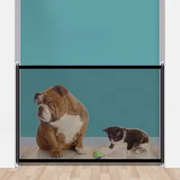 Hundebarrieren, Tragbares Hundetürtor Faltbares Hundetor Treppenschutzgitter Absperrgitter Für Haustiere Hunde Katzen 180 * 72cm