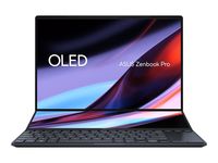 ASUS Zenbook Pro 14 Duo OLED UX8402VU-P1082W - Intel Core i9 13900H / 2.6 GHz - Win 11 Home - GF RTX 4050 - 32 GB RAM - 1 TB SSD NVMe, Performance - 36.8 cm (14.5")