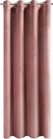 Design91 Vorhang ROSA dunkelrosa 140x250 cm  Ösen Ösenvorhang