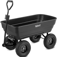 hillvert Gartenwagen - 350 kg - kippbar - 125 L