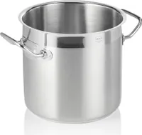 Profi Edelstahl-Kochtopf Suppentopf mit Deckel, 6,0 Liter, ØxH: 20 x 19,5 cm