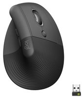 Logitech Lift Vertical Ergonomiczna praworęczna mysz pionowa Bolt USB/Bluetooth