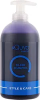 Style & Care Silber Shampoo, Anti Gelbstich Shampoo für graues, hell gefärbtes oder blondes Haar (500ml) | Silbershampoo spendet Feuchtigkeit und steigert Farbbrillanz für blondiertes Haar | No yellow purple Blondshampoo Haarschampoo Haarwäsche